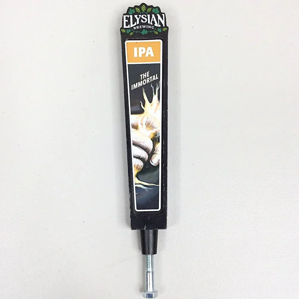 Elysian Brewing Beer Tap Handle Night Owl‎ Pumpkin Ale The Immortal IPA 11